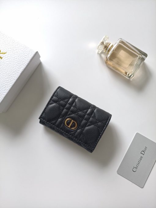 Dior Caro Glycine Wallet Black - Image 6