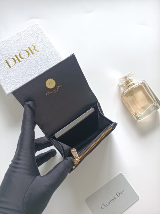 Dior Caro Glycine Wallet Black - Image 2