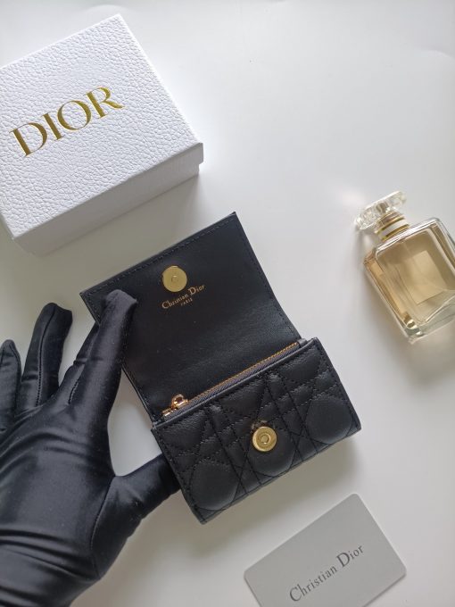 Dior Caro Glycine Wallet Black - Image 3