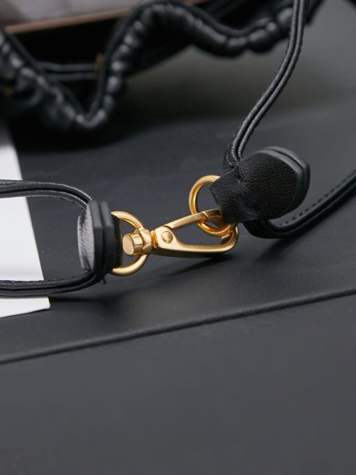 Miu Miu Matelassé Nappa Leather Pouch Black - Image 8