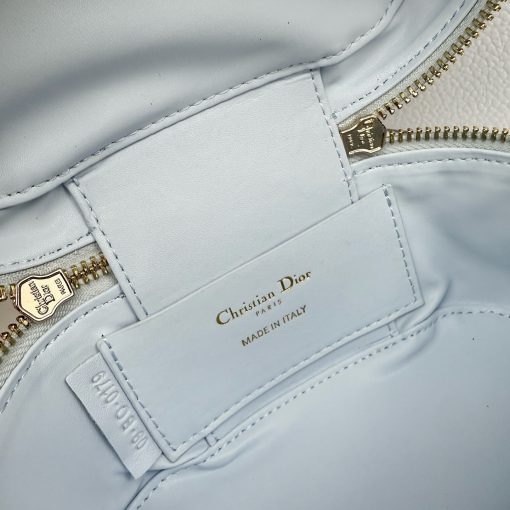 Dior Mini Vanity Ice Blue Cannage Lambskin - Image 8