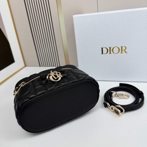 Dior Mini Vanity Black Cannage Lambskin - Image 5