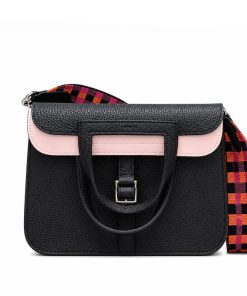 Hermes Halzan 25 Verso Black Rose Sakura