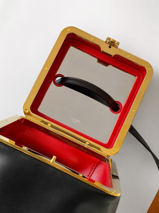 CELINE Cube Bag Supple Calfskin Black - Image 10