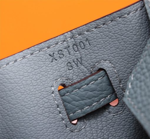 Hermès Birkin 35 Bleu Lin Togo Gold Hardware - Image 5