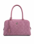 Chanel Large Perfect Bowling Bag Pink Gold Hardware