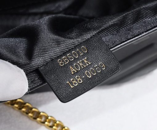 Fendi Baguette Mini Embossed FF Lambskin Bag - Image 7