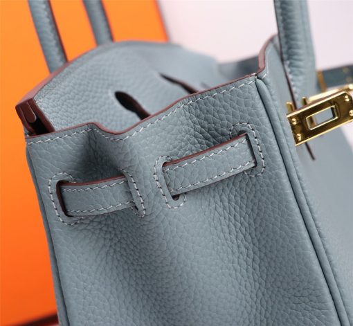 Hermès Birkin 35 Bleu Lin Togo Gold Hardware - Image 3