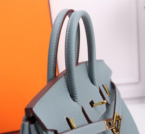 Hermès Birkin 35 Bleu Lin Togo Gold Hardware - Image 4