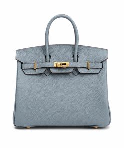 Hermès Birkin 35 Bleu Lin Togo Gold Hardware