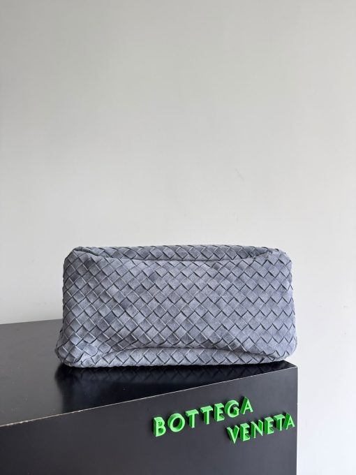 Bottega Veneta Campana Large Intrecciato Suede Shoulder Bag - Image 3