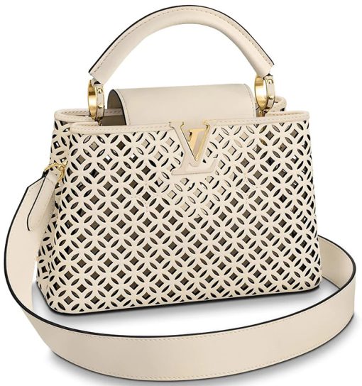 Louis Vuitton Capucines BB Garden Party Bag White - Image 2