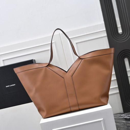 YSL Small Tote in BRICK Leather - Image 2