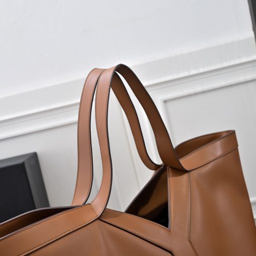 YSL Small Tote in BRICK Leather - Image 4