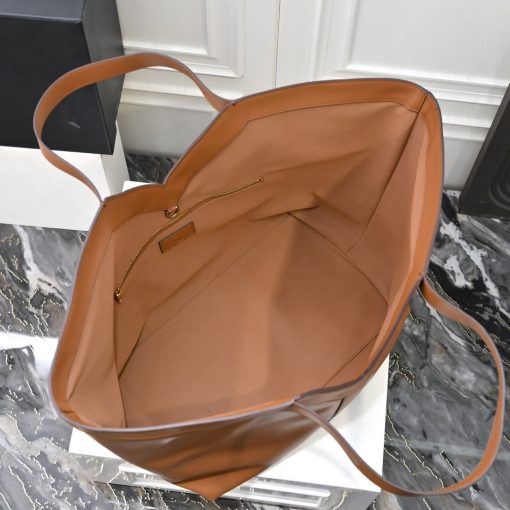 YSL Small Tote in BRICK Leather - Image 6
