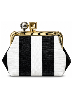 Jacquemus Le Calino Bag Black Stripe Diagonal Stripe Clasp