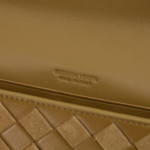 Bottega Veneta Andiamo Clutch Intrecciato Leather - Olive - Image 3