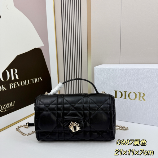 Dior Miss Dior Mini Bag Black Detail View