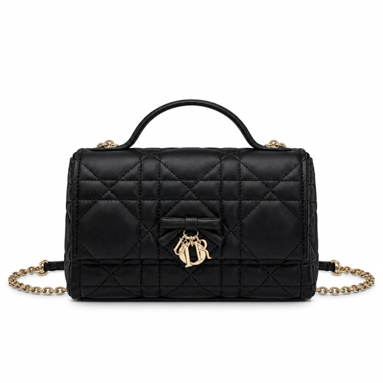 Dior Miss Dior Mini Bag Black Cannage Lambskin