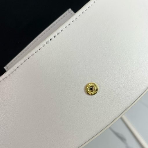 FENDI C'mon Mini Saddle Bag - White - Image 7
