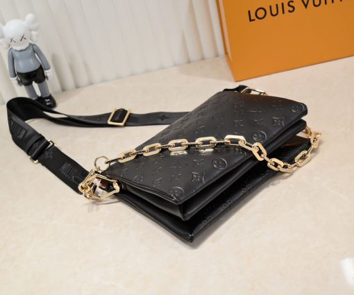Louis Vuitton Coussin GM Black Monogram Empreinte Leather Gold Hardware - Image 8