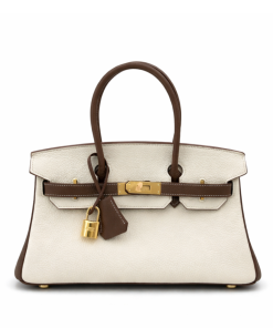 H Shoulder Birkin Craie and Etoupe Togo Gold Hardware