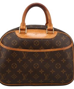 Louis Vuitton Trouville Monogram Canvas Natural Leather