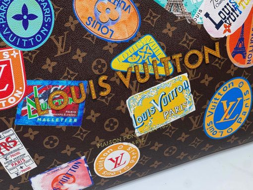 Louis Vuitton Classic Monogram Stamps OnTheGo GM Tote Bag - Image 6