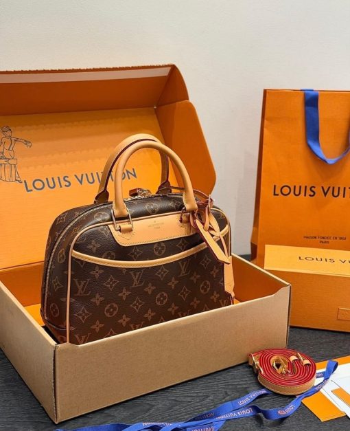 Louis Vuitton Trouville Monogram Canvas Natural Leather - Image 6