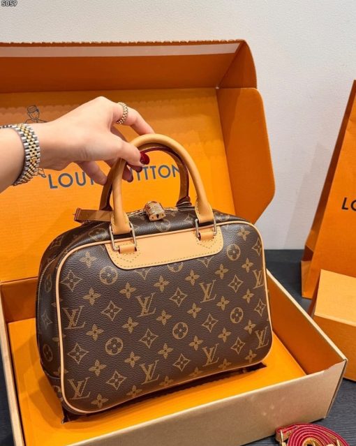 Louis Vuitton Trouville Monogram Canvas Natural Leather - Image 8