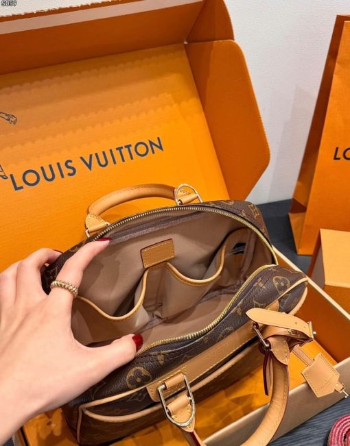 Louis Vuitton Trouville Monogram Canvas Natural Leather - Image 3
