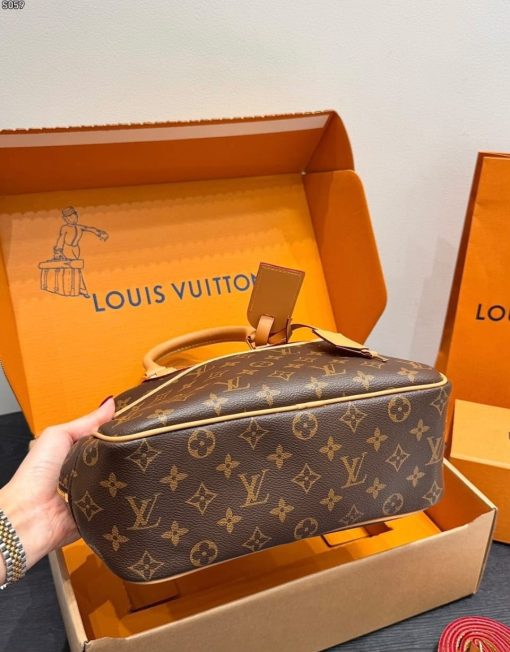 Louis Vuitton Trouville Monogram Canvas Natural Leather - Image 5